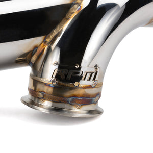 RPM 3" E-Valve Mid Pipe – Speed UTV w/ OEM Muffler - Dunes 2 Dezert SXS