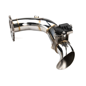 RPM 3" E-Valve Mid Pipe – Speed UTV w/ OEM Muffler - Dunes 2 Dezert SXS