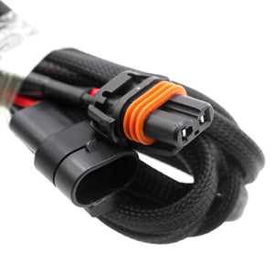 Rugged Radios Sprinter van mobile radio power cable with braided wire loom protection