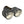 RPM CFMoto Z10 exhaust tip, polished stainless tip with blue forged carbon sleeve