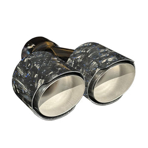 RPM Maverick R Carbon Dual Exhaust Tip – Custom Colors - Dunes 2 Dezert SXS