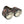 RPM CFMoto Z10 exhaust tip, polished stainless tip with red forged carbon sleeve