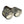 RPM CFMoto Z10 exhaust tip, polished stainless tip with gold forged carbon sleeve
