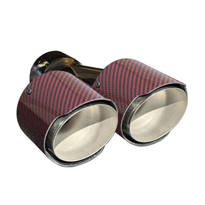 RPM Maverick R Carbon Dual Exhaust Tip – Custom Colors - Dunes 2 Dezert SXS