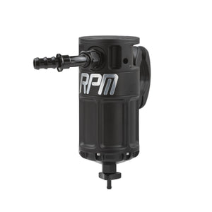 RPM billet 4-stage oil catch can front view for Segway Super Villain
