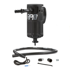 RPM Powersports Segway Super Villain 4-stage billet oil catch can kit with included components