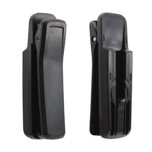 Rugged Radios swivel belt clip included with the GMR5 and R1 replacement handheld radio battery