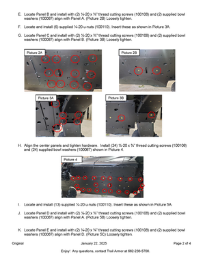 Trail Armor Skid Plates Yamaha RMAX4 1000 2025 - Dunes 2 Dezert SXS