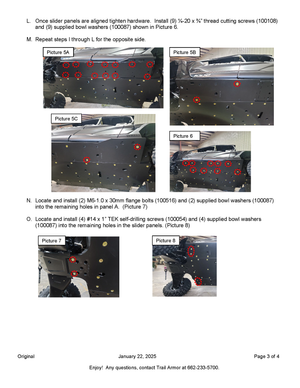 Trail Armor Skid Plates Yamaha RMAX4 1000 2025 - Dunes 2 Dezert SXS