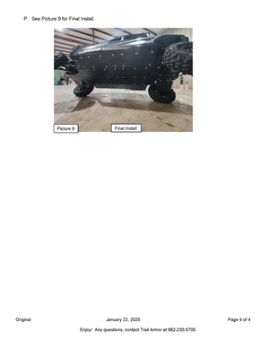 Trail Armor Skid Plates Yamaha RMAX4 1000 2025 - Dunes 2 Dezert SXS