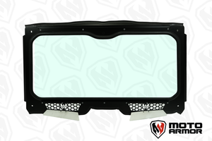 Moto Armor full glass windshield with vent for Honda Talon 2019–2024