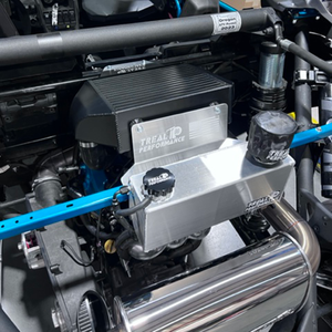 Treal Performance | 2017-2025 Can-Am X3 Coolant Reservoir Oil Catch Can Combo Tank - Dunes 2 Dezert SXS