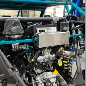 Treal Performance | 2017-2025 Can-Am X3 Coolant Reservoir Oil Catch Can Combo Tank - Dunes 2 Dezert SXS