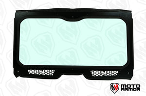 Moto Armor full glass windshield with vent for Honda Talon 2019–2024