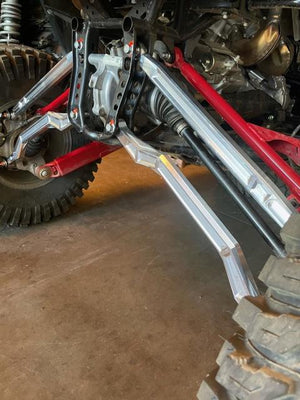 LM UTV Honda Talon 1000R High Clearance Radius Rods laid out as a complete kit