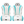 Limited Edition Daytona 101 teal and white suspension seat detail