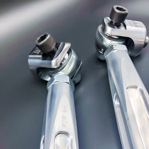 LM UTV Polaris RZR Tie Rods Heim +3.5in Long Travel in black powder coat