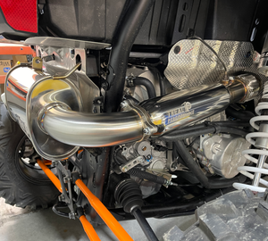 Treal Performance | 2016-2021 Polaris RZR XP Turbo / S Turbo Back Exhaust System - Dunes 2 Dezert SXS