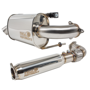 Treal Performance | 2020-2025 Polaris RZR ProXP Turbo Back Exhaust System - Dunes 2 Dezert SXS