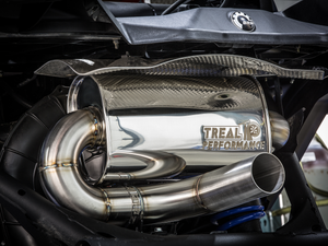 Treal Performance | 2017-2025 Can-Am Maverick X3 Quiet Trail Exhaust System - Dunes 2 Dezert SXS