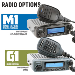 Rugged Radios M1 VHF and G1 GMRS two-way mobile radio options for the Master Communication Kit — view 2