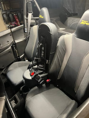 Kawasaki KRX 4 rear bump seat for 2023+ UTV Mountain Accessories off-road vehicle, designed for added passenger comfort and safety