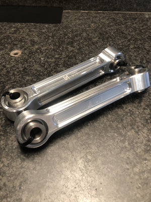 LM UTV Polaris RZR Front Sway Bar Links fitted to the sway bar