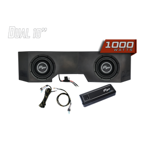 Can-Am® Defender 1000W Dual 10" Subwoofer Kit | UTVS-DEF-SUB-1000-2 - Dunes 2 Dezert SXS