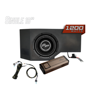Can-Am® Defender 1200W Single Passenger Side 10" Subwoofer Kit | UTVS-DEF-SUB-1200-PASS - Dunes 2 Dezert SXS