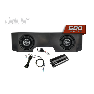 Can-Am® Defender 500W Dual 10" Subwoofer Kit | UTVS-DEF-SUB-500-2 - Dunes 2 Dezert SXS