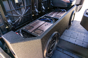 Can-Am® Defender Dual 10" Subwoofer Enclosure Unloaded | UTVS-DEF-VENC-UNDRST-UL - Dunes 2 Dezert SXS