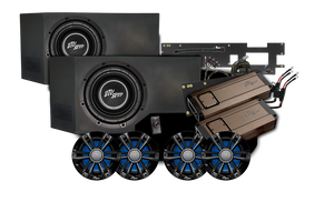 Can-Am Defender HD11 Dual 10" Subwoofer Stage 7 Stereo Kit - Dunes 2 Dezert SXS