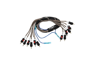 UTV Stereo 6-Channel RCA Harness - Front, Rear, Subwoofer, + Remote | UTVS-HRN-RCA-3 - Dunes 2 Dezert SXS