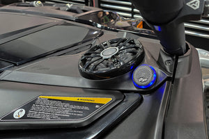 Can-Am® Maverick R 6.5" Dash Panel Speaker Mounts | UTVS-R-DP65 - Dunes 2 Dezert SXS