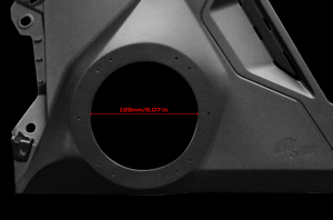 Can-Am® Maverick R 6.5" Dash Panel Speaker Mounts | UTVS-R-DP65 - Dunes 2 Dezert SXS
