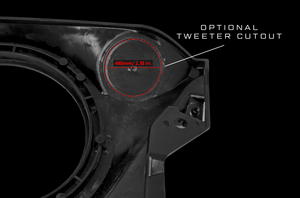 Can-Am® Maverick R 6.5" Dash Panel Speaker Mounts | UTVS-R-DP65 - Dunes 2 Dezert SXS