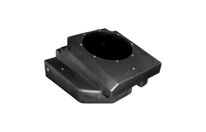 Can-Am® Maverick R 10" Rear Passenger Subwoofer Enclosure (4-SEAT MODELS) – Unloaded | UTVS-R-ENC-PASS-4R - Dunes 2 Dezert SXS