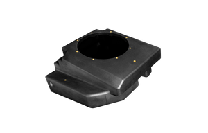 Can-Am® Maverick R 10" Rear Passenger Subwoofer Enclosure (4-SEAT MODELS) – Unloaded | UTVS-R-ENC-PASS-4R - Dunes 2 Dezert SXS