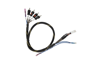 Can-Am® Maverick R BRP GO Front & Rear RCA Output Harness + Remote | UTVS-GO-RCA-OUT - Dunes 2 Dezert SXS