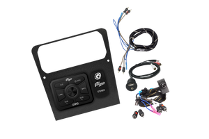 Maverick R Head Unit Mount Kit w/ Bass Knob | UTVS-R-HUMT-KIT-BASS-KNOB - Dunes 2 Dezert SXS