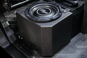Polaris® Ranger 1500 10" Passenger Subwoofer Enclosure – Unloaded | UTVS-RNG-ENC-PASS - Dunes 2 Dezert SXS