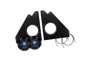 Polaris® Ranger 1500 Rear Overhead Speaker Kit | UTVS-RNG-OSA-REAR-KIT - Dunes 2 Dezert SXS