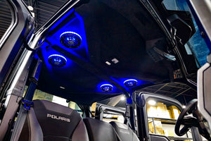 Polaris® Ranger 1500 Front Overhead Speaker Adapters (Pair) | UTVS-RNG-OSA-FRONT - Dunes 2 Dezert SXS