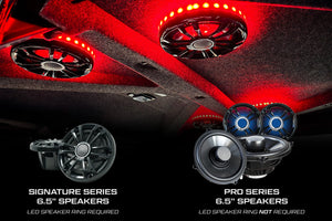 Polaris® Ranger 1500 Front Overhead Speaker Adapters (Pair) | UTVS-RNG-OSA-FRONT - Dunes 2 Dezert SXS
