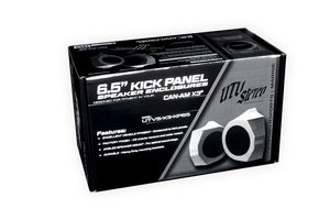 Can-Am® X3 6.5" Kick Panel Speaker Enclosures | UTVS-X3-KP65 - Dunes 2 Dezert SXS