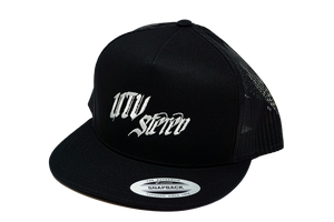 UTV Stereo Mesh Snapback Hat - Silver Logo | UTVS-A-HAT-U-BLK - Dunes 2 Dezert SXS