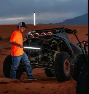 16FT Work Light Extension Lead | Marshin Whips - Dunes 2 Dezert SXS
