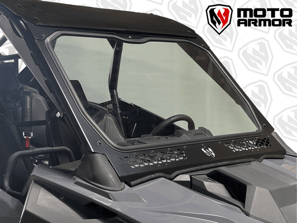 Moto Armor Pro R 4-Seat Glass Windshield - Dunes 2 Dezert SXS