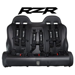 RZR 4 1000/900 Rear Bench Seat w/ Harnesses - Dunes 2 Dezert SXS