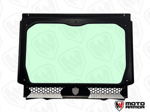 Moto Armor Pro R 4-Seat Glass Windshield - Dunes 2 Dezert SXS